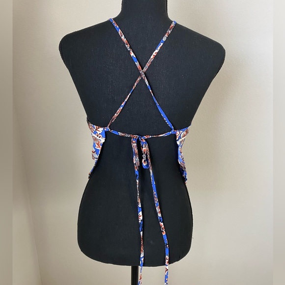 Dance & Marvel Floral Halter Top Size Small New without Tags - Picture 3 of 11